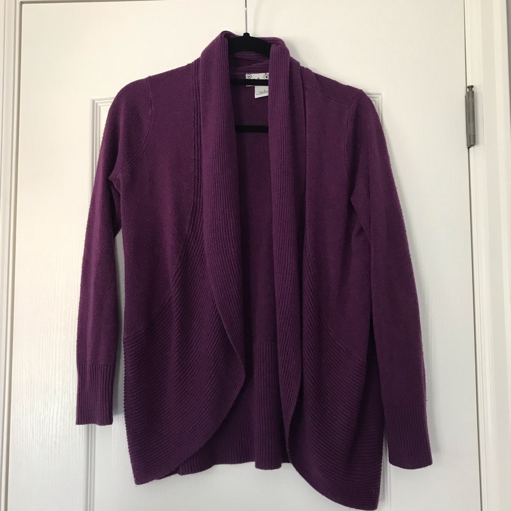 Purple Cardigan